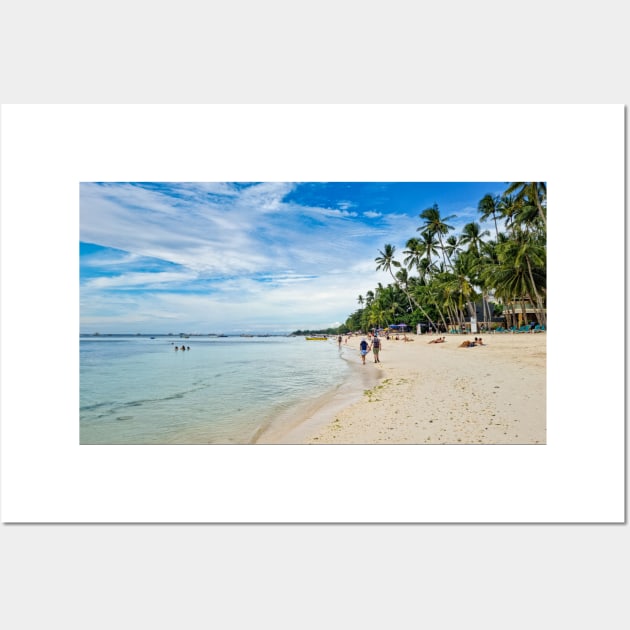 Alona Beach, Panglao Island, Bohol, Philippines Wall Art by Upbeat Traveler